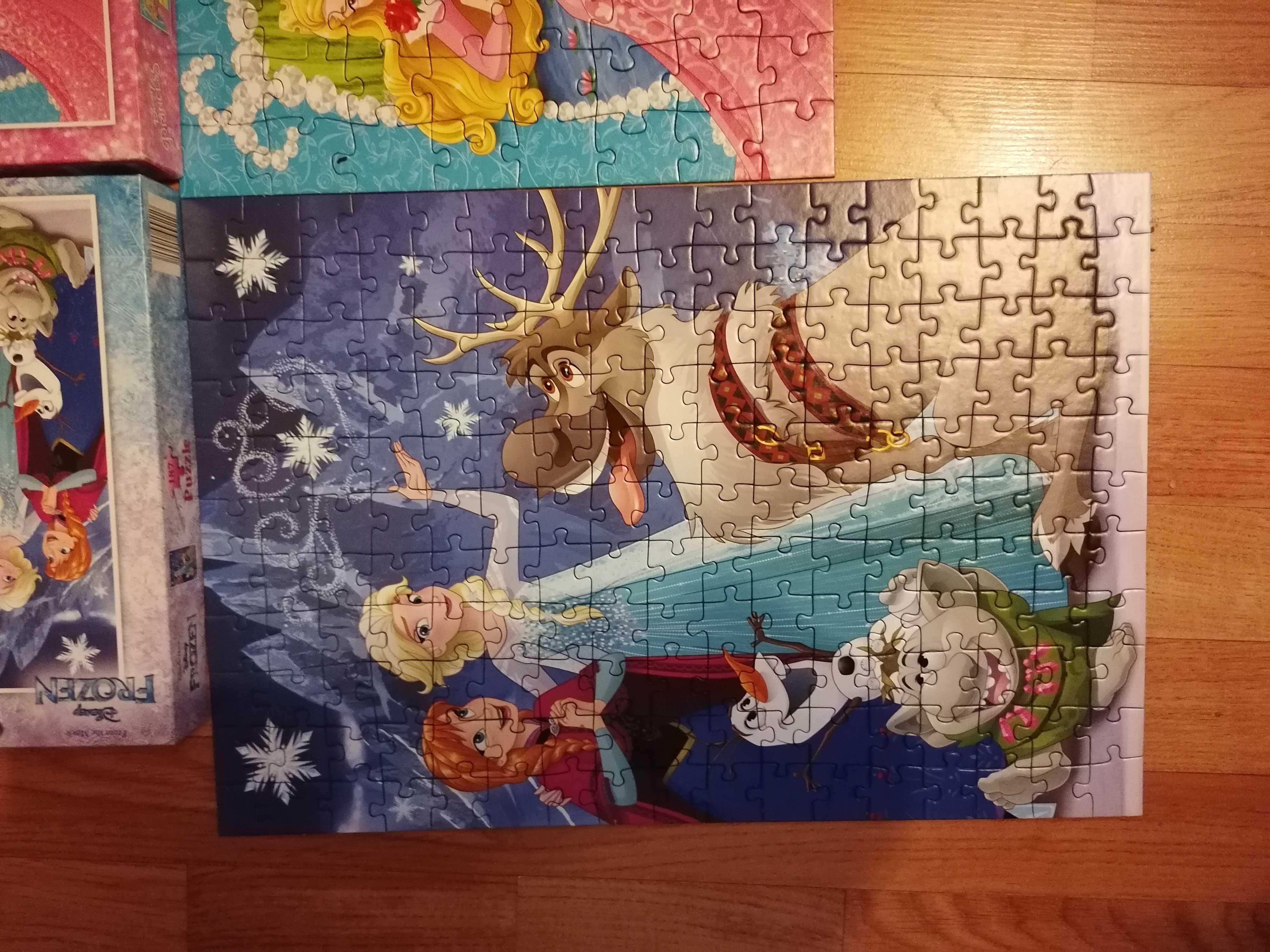 Puzzle Elsa 187 elementy i księżniczki 11 2 elementy