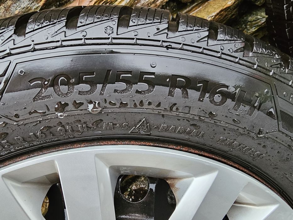 Jantes 16 5×112 Audi Volkswagen VW Seat Skoda Mercedes com pneus 205/5
