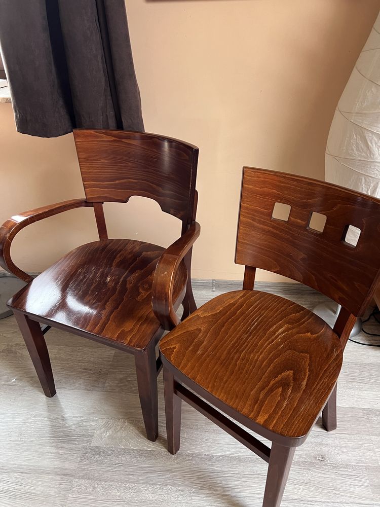 Krzesła drewniane lite drewno