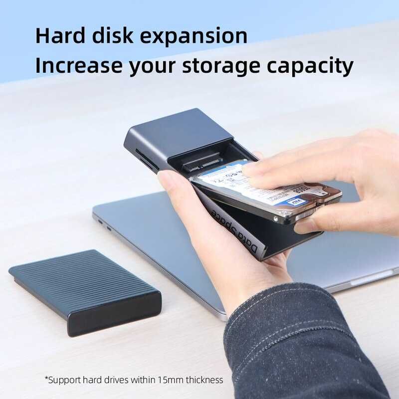 3в1 Концентратор и Внешний Корпус для HDD/SDD 2.5 SATA to USB 3.0