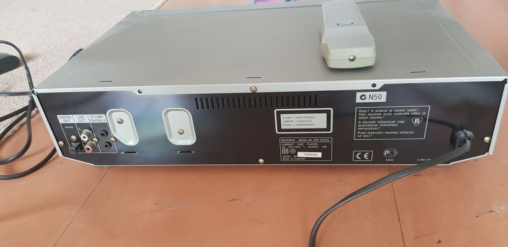 Sony Disc Player CDP XE530
