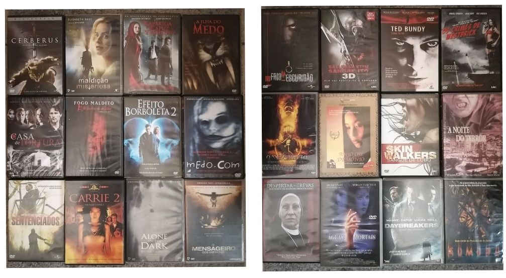 Lote 191 DVD's originais (LOTE 33) séries / filmes...