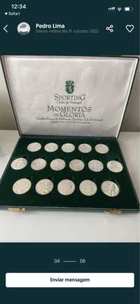 Moedas de prata Sporting