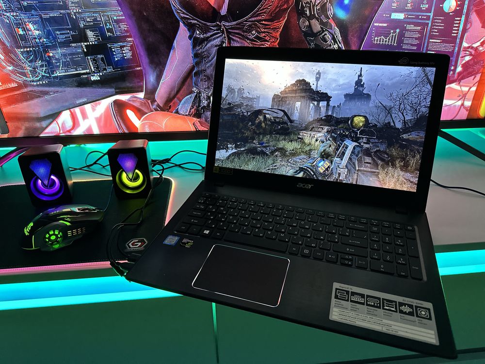 Игровой Быстрый Acer 15 + Комплект Девайсов