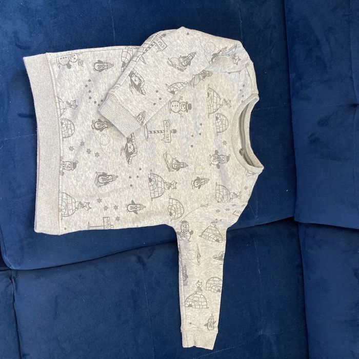 Bluza George zimowa, pongwiny, igloo, szara rozmiar: 92-98, 2-3 lata