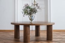Stolik kawowy Ystad drewniany mid-century modern vintage