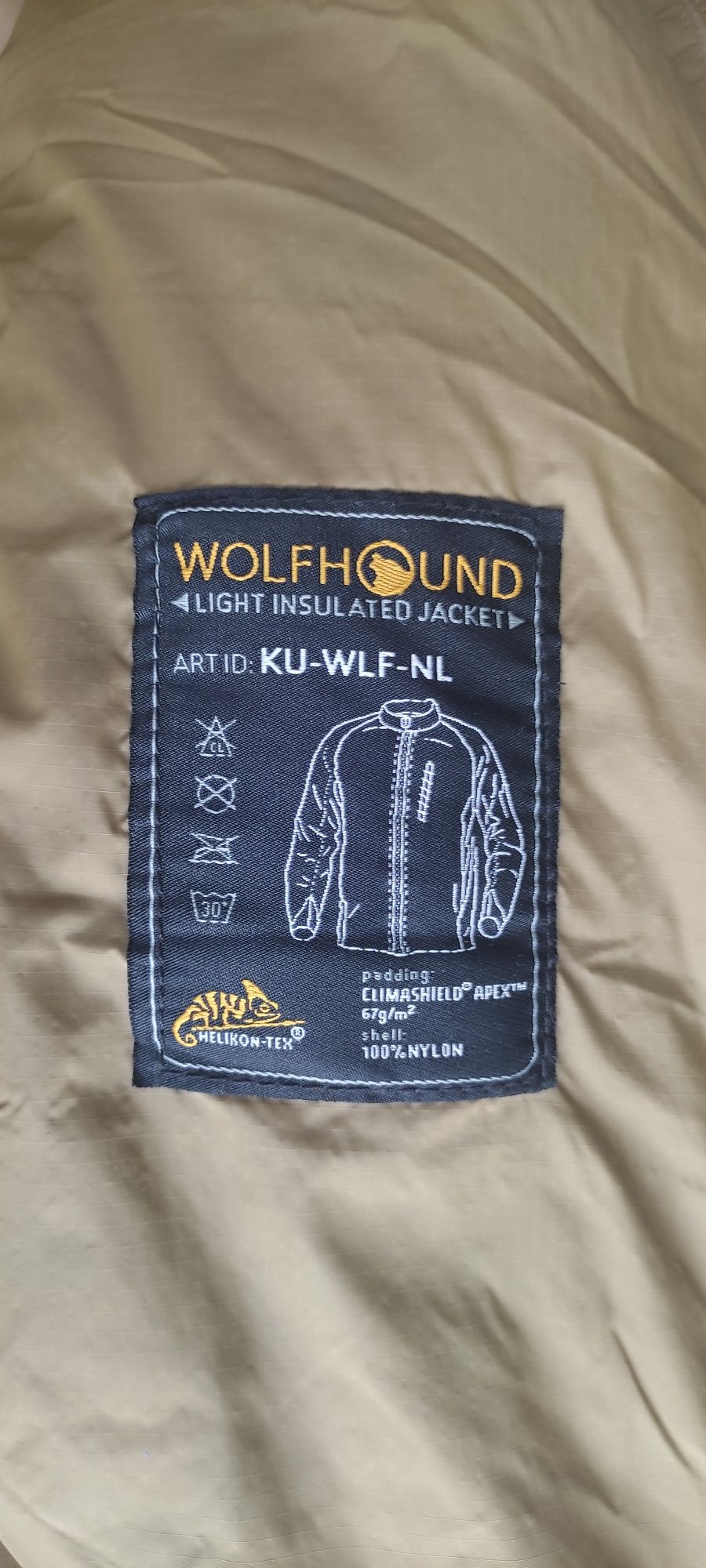 Helikon Wolfhound - Climashield® Apex™ - Coyote - KU-WLF-NL