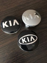 Колпачки заглушки на диски Kia 58мм