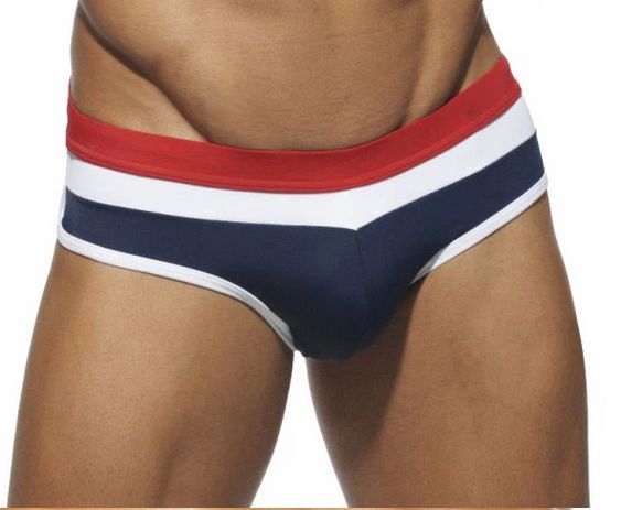 Męskie Sexowne Kąpielówki Slipy z Wkładką Powiększającą Push Up - XXL