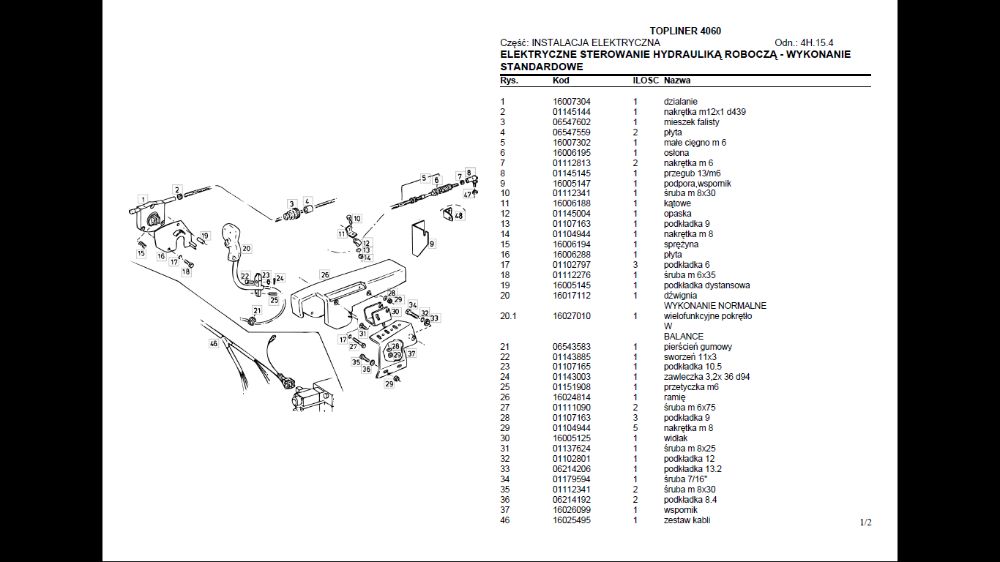 Katalog części Deutz Fahr M66 M750 M770 M660 M1080 M980 M900 M2385