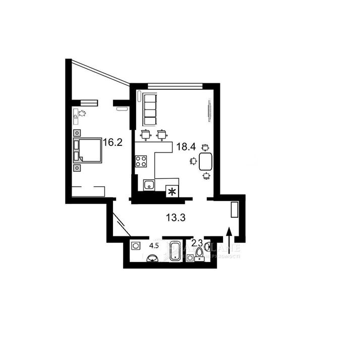 оренда квартири 1 кім 58м вул. Урлівська 40 ГЕНЕРАТОР