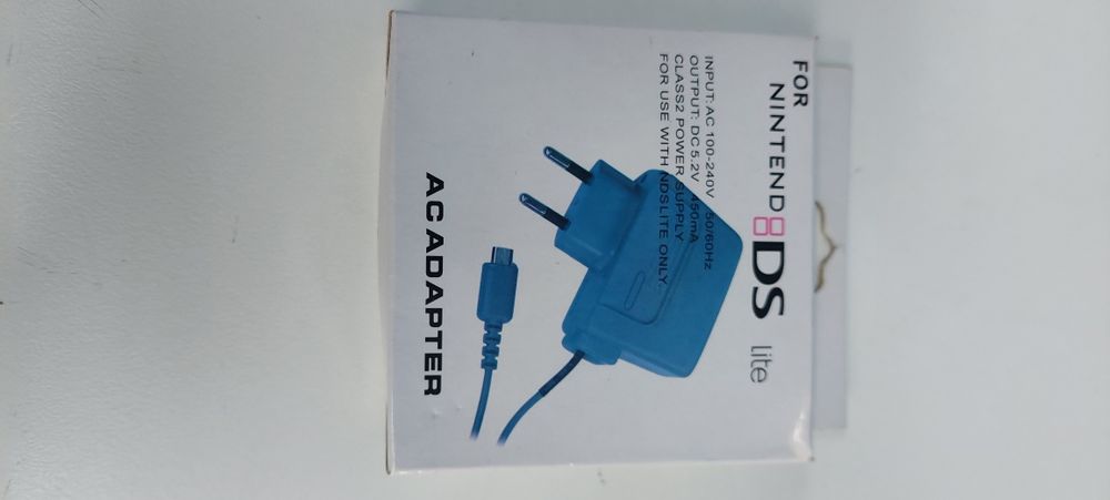 Carregador nintendo ds lite - novo