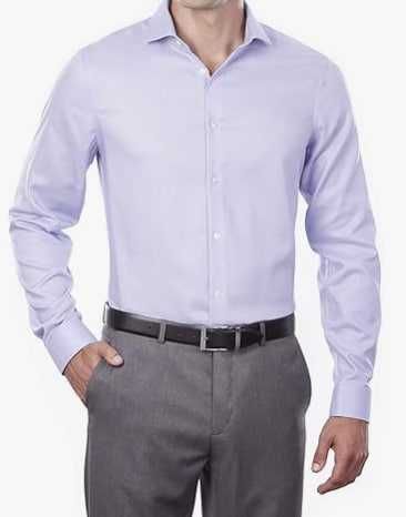 Сорочка Calvin Klein Men's Dress Shirt Slim Fit Non Iron Stretch Solid