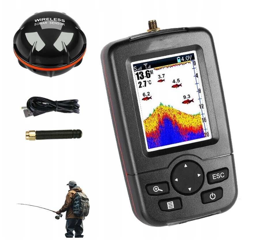 Łódka Zanętowa Echosonda Flytec V030 GPS Auto Powrót 2X Akumulator 20A