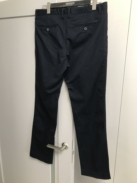 Брюки мужские OSTIN синие, размер EU 34 / штани чоловічі