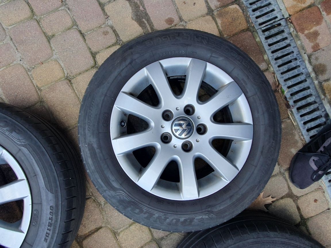 Oryginalne Felgi 15" Vw Golf 5 6 Touran 5x112 ET50