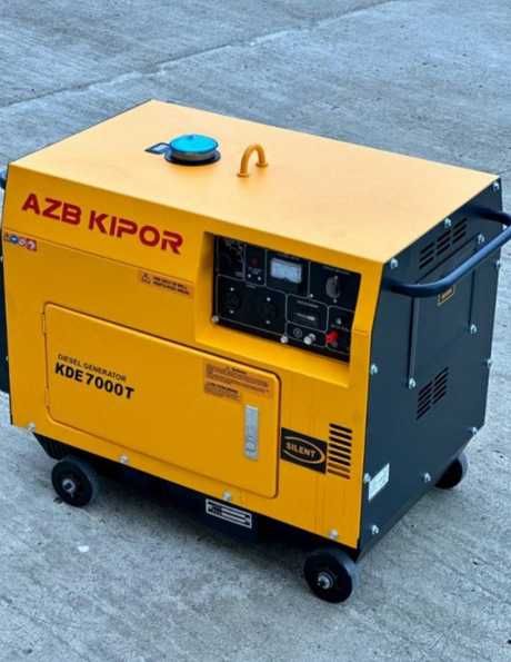 генератор дизельний Kipor закритого типу мідна обмотка стартер колеса