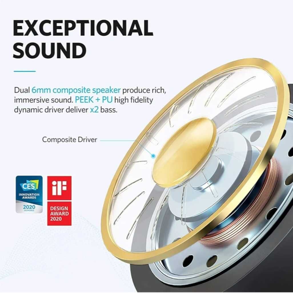 Słuchawki douszne bezprzewodowe bluetooth 5.0 EarFun Air TW200 black