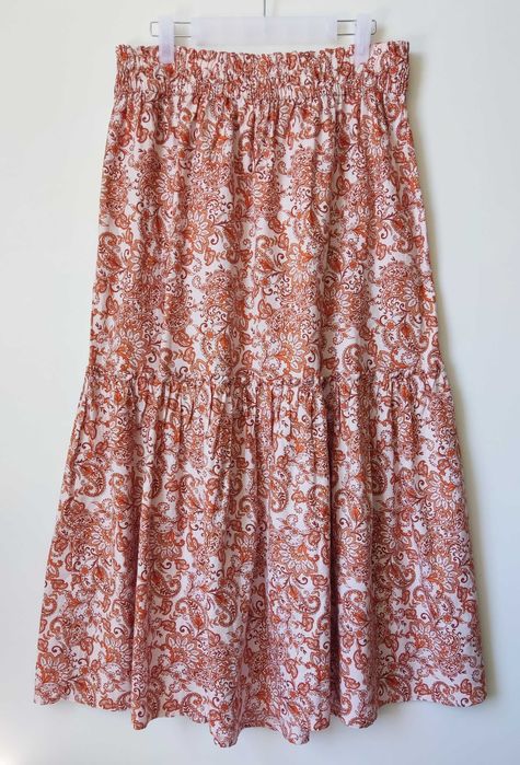 Ярусна спідниця максі