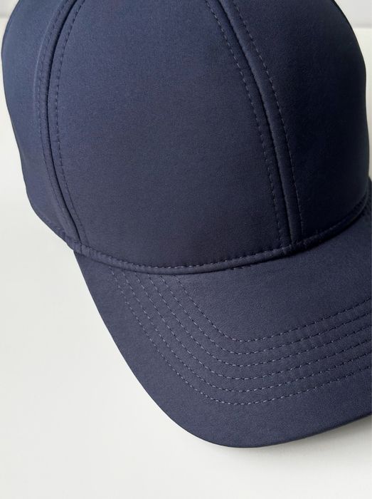 Тепла бейсболка софтшелл синя | Синя бейсболка soft shell | Кепка синя