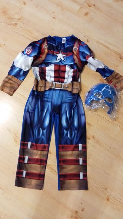 Kapitan Ameryka Avengers strój karnawałowy przebranie bal 110 116