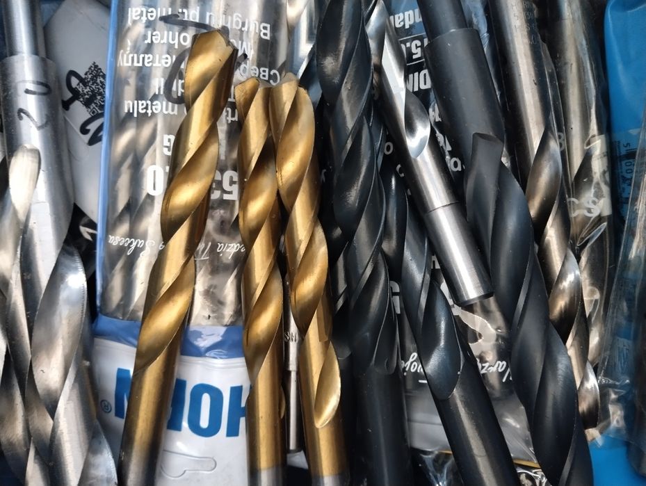 Wiertła do metalu HSS nowe