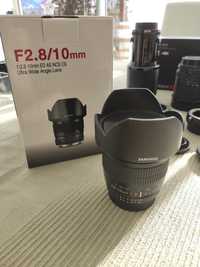 Samyang F2.8 10mm ultra wide angle Nikon AE / micro 4/3