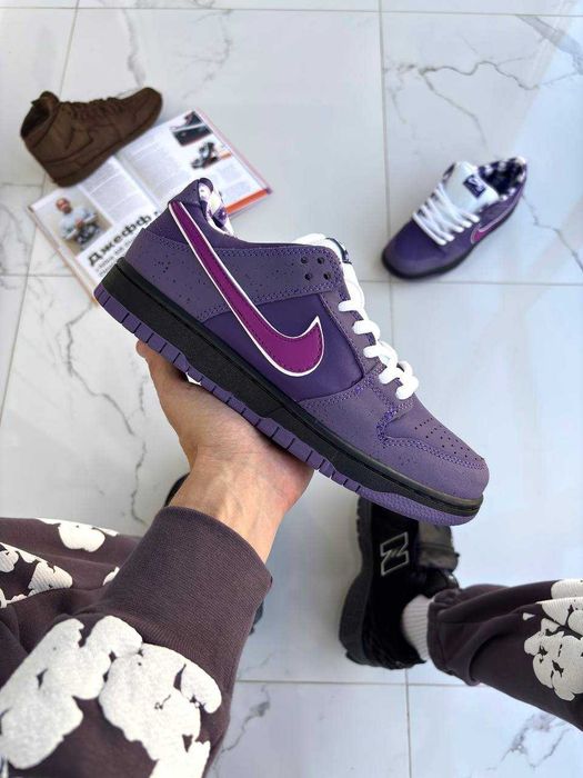 Чоловічі кросівки Nike SB Dunk Lobster Concepts фіолетовий NK501 ХІТ