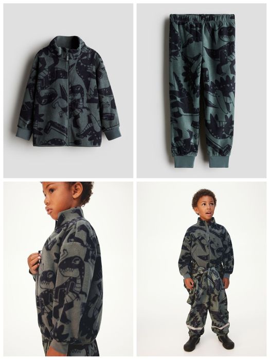Флисовый костюм H&M размер 6-8Y рост 122-128