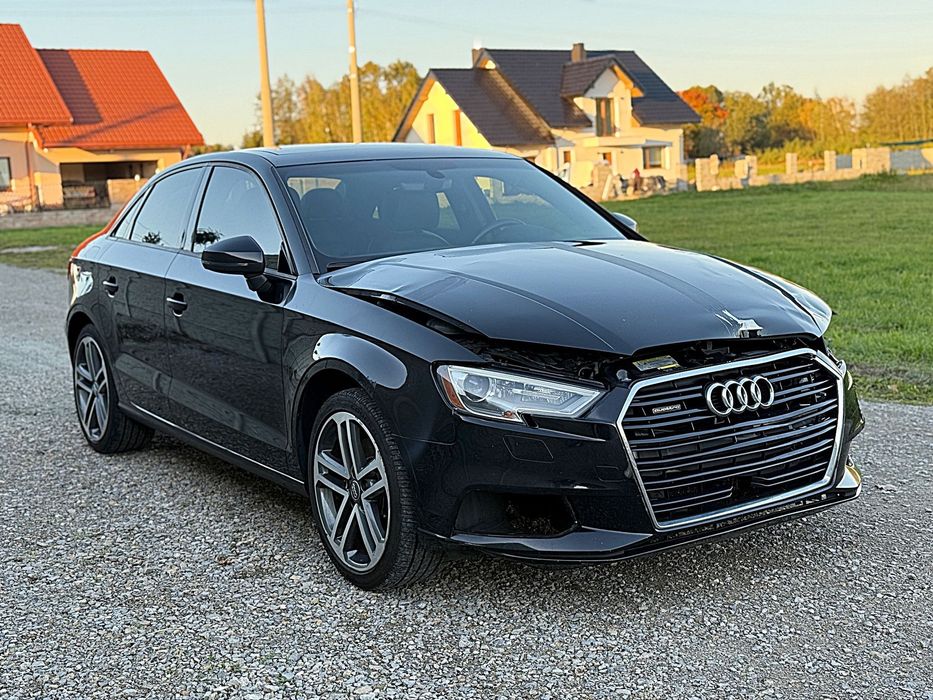 Audi A3 Limousine | 2.0 TFSI 190KM # 2017 # panorama # podgrzewana skóra # uszkodzona