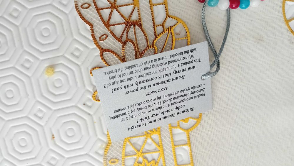 Bransoletka Tecum z zawieszką kotwicą dla dziewczynki