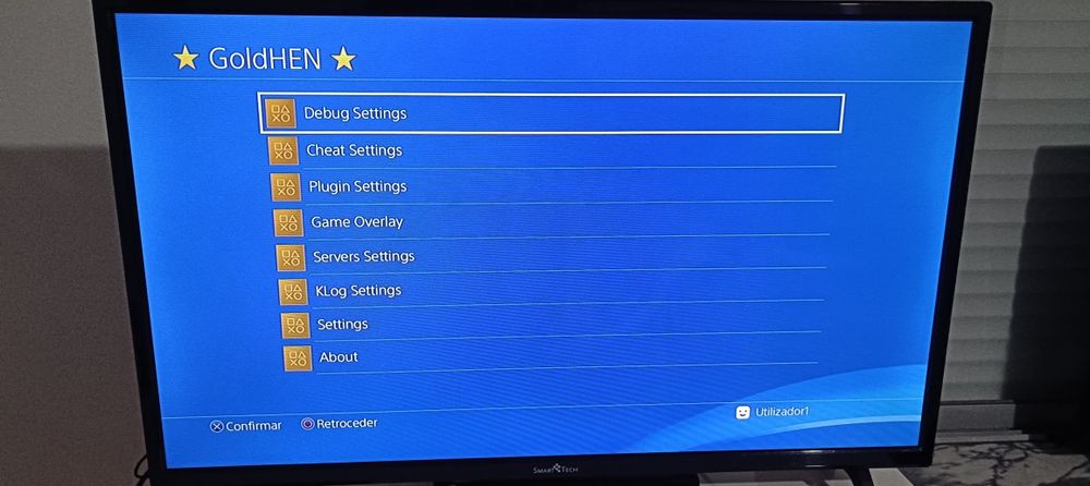 PS4 Slim 1TB • HEN 11.50 • GoldHEN • 2 comandos