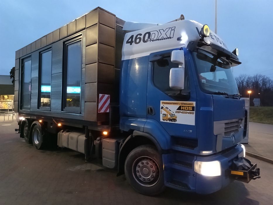 Usługi hds transport dźwig platforma