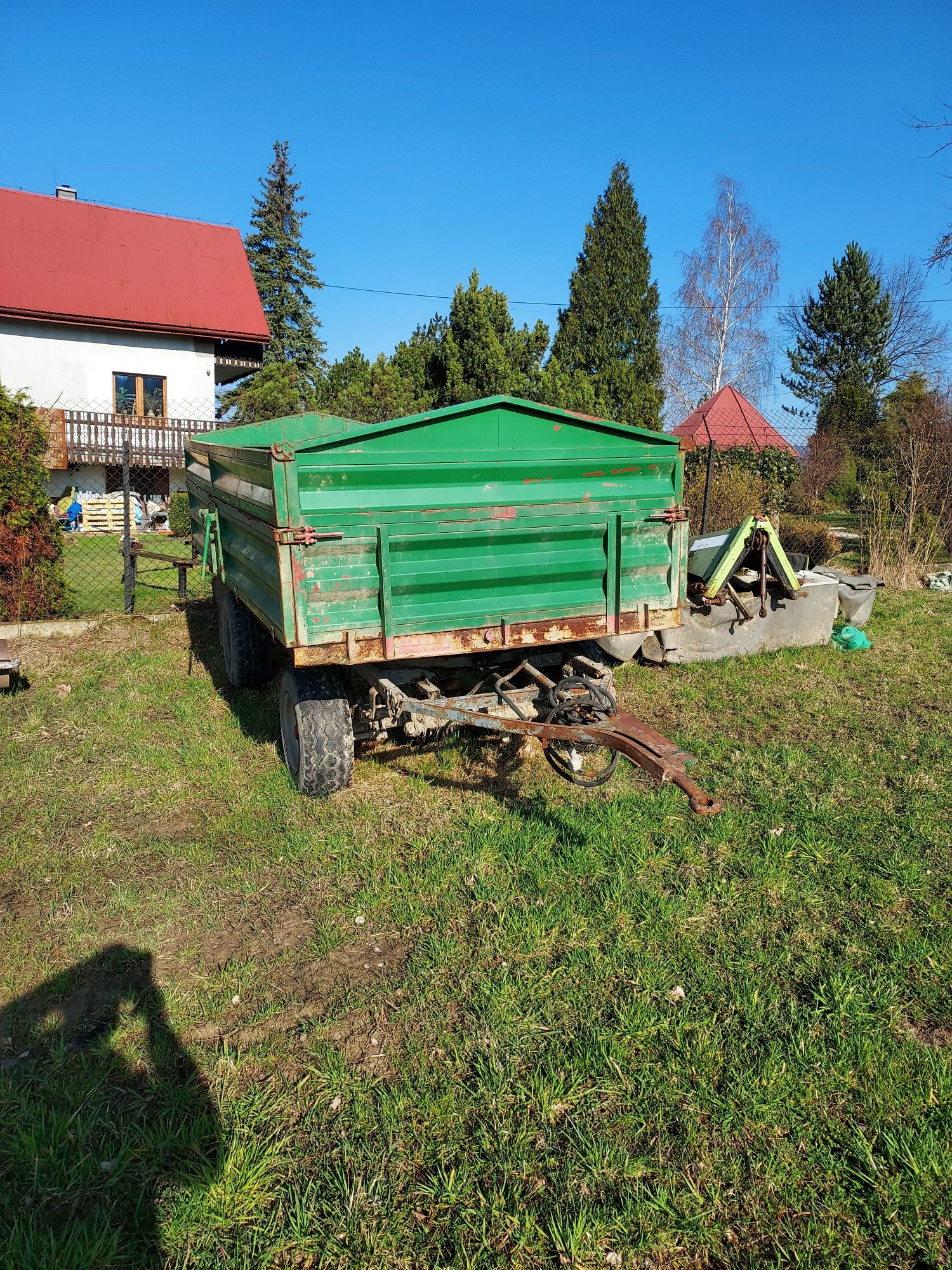 Przyczepa wywrotka kiper autosan d35 d747 tandem kemper