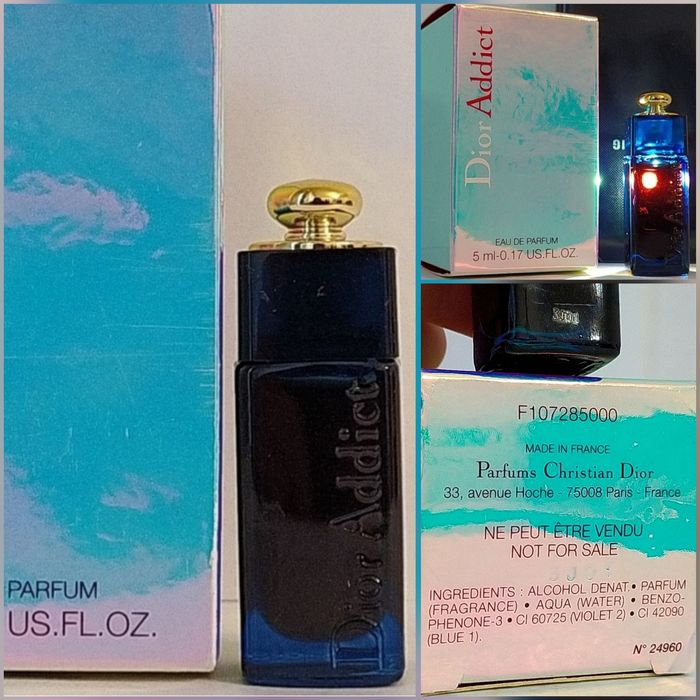 Мініатюри ароматів: Dior Addict, Fendi Theorema, Lancome O'Oui!, Patou