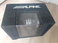 Wzmacniacz Crunch 1000w i subwoofer ALPINE SBG-1244BP
