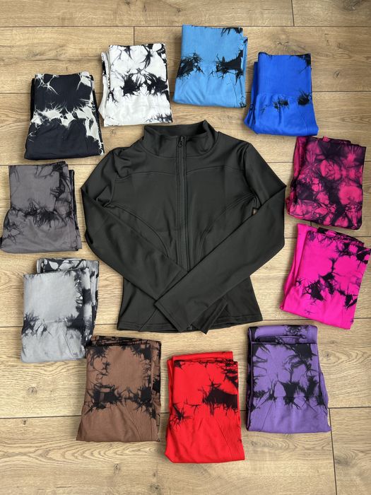 Лосини пуш ап, рашгард спортивний, фітнес костюм