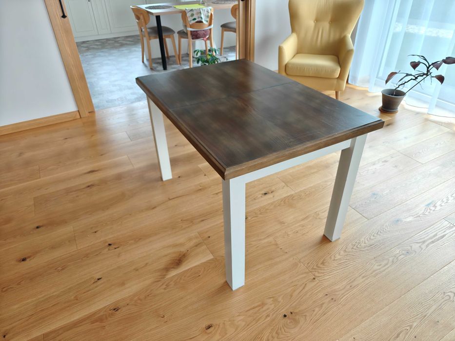 Stół drewniany dębowy 120x80 (rozkładany do 160)