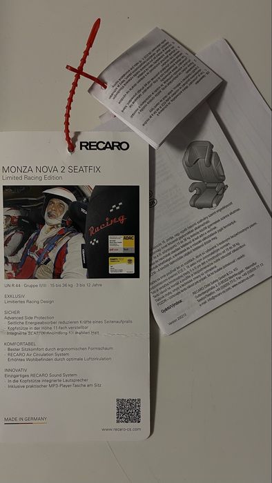 Автокрісло RECARO monza nova 2