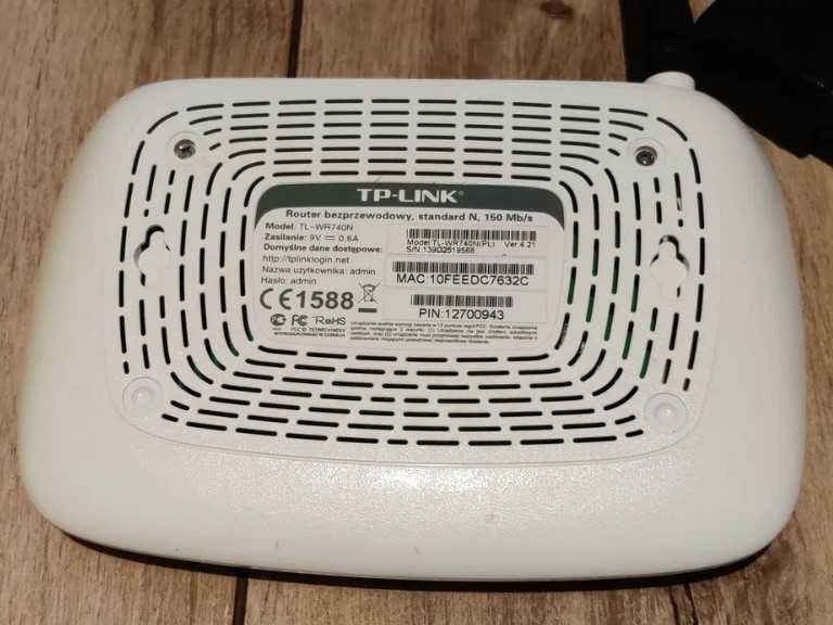 router bezprzewodowy TP-Link, standard N, 150 Mb/s