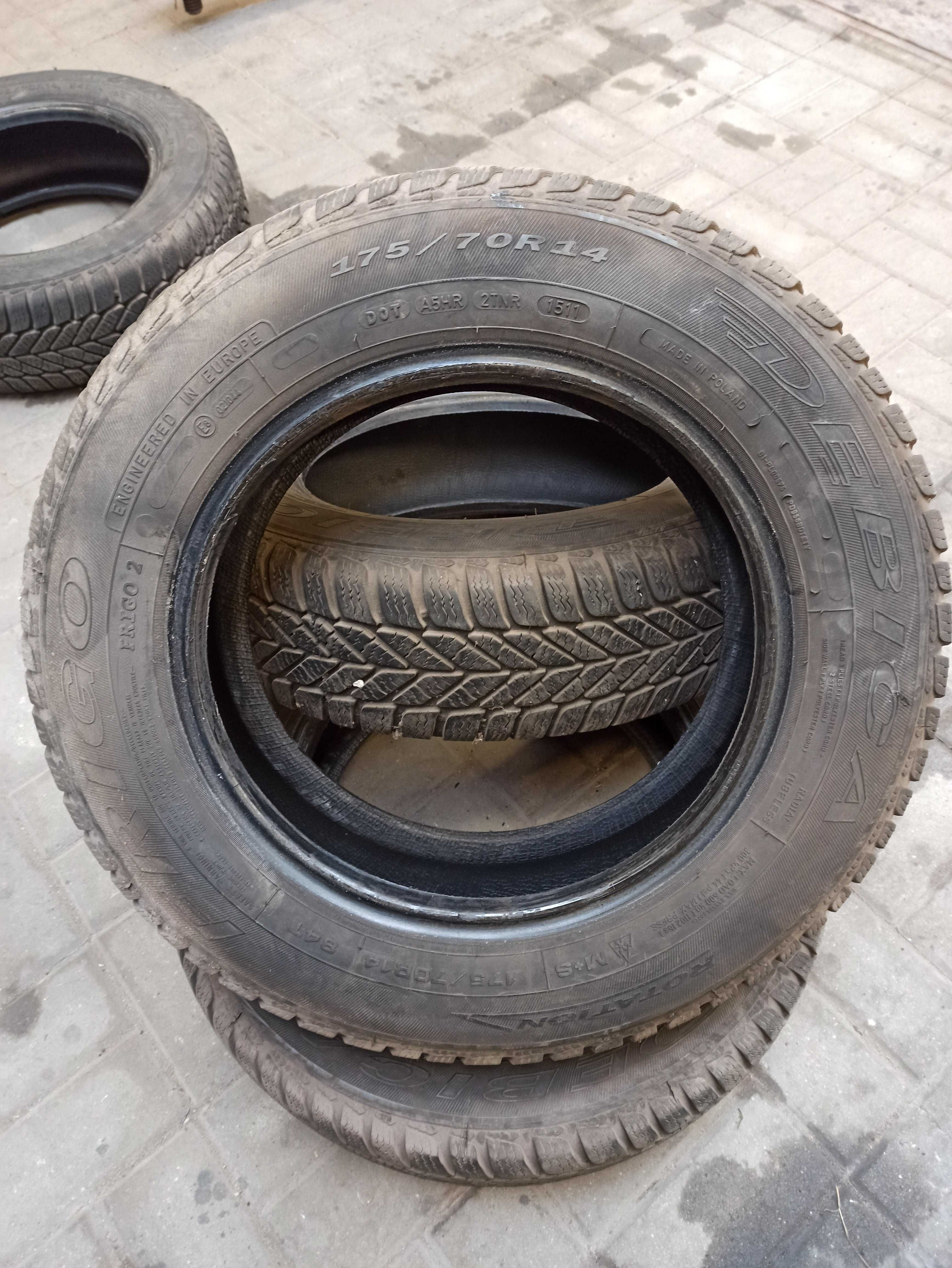 Opony zimowe 175/70R14 Dębica Frigo 2011 rok