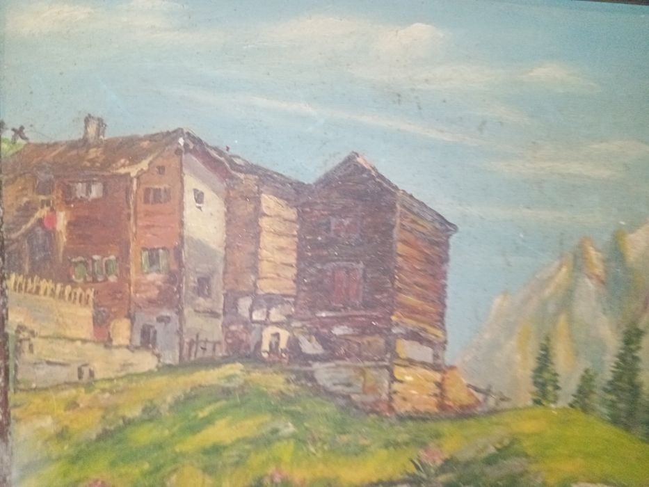 Pintura dias com moldura pequena