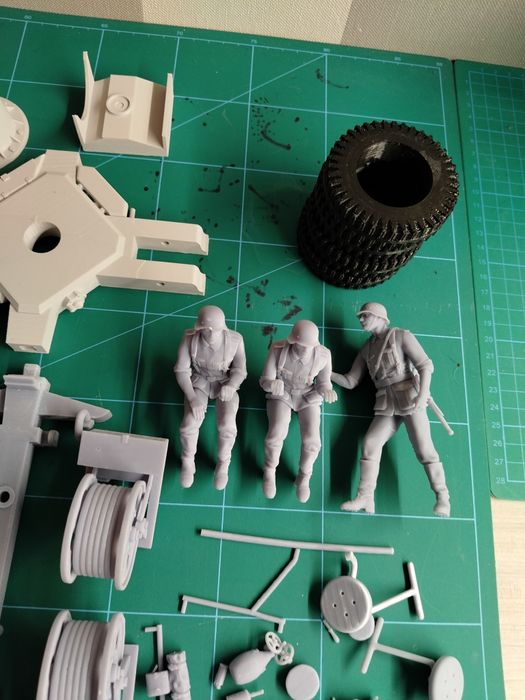 Model, armata p/lot. 8,8cm