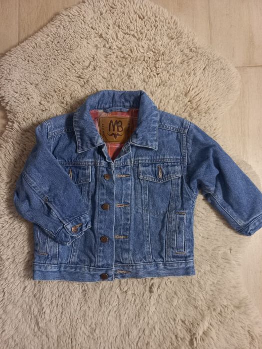 Джинсова курточка тепла  МВ.Розмір 86