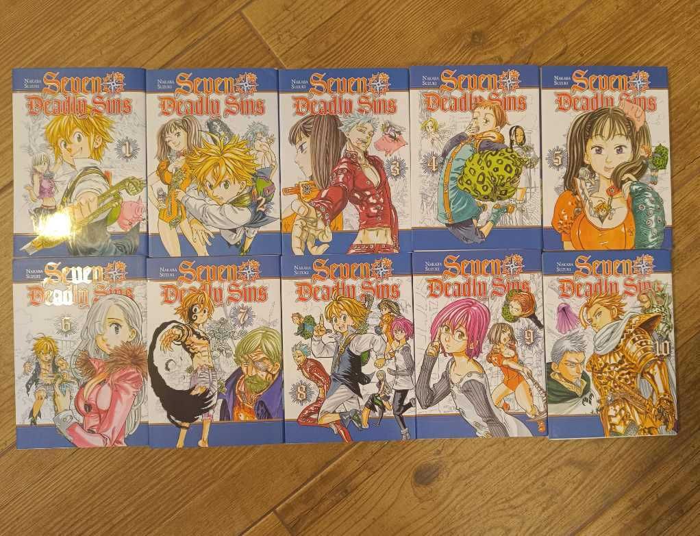 Kolekcja Manga : Seven Deadly Sins tomy od 1-10 (nowe)