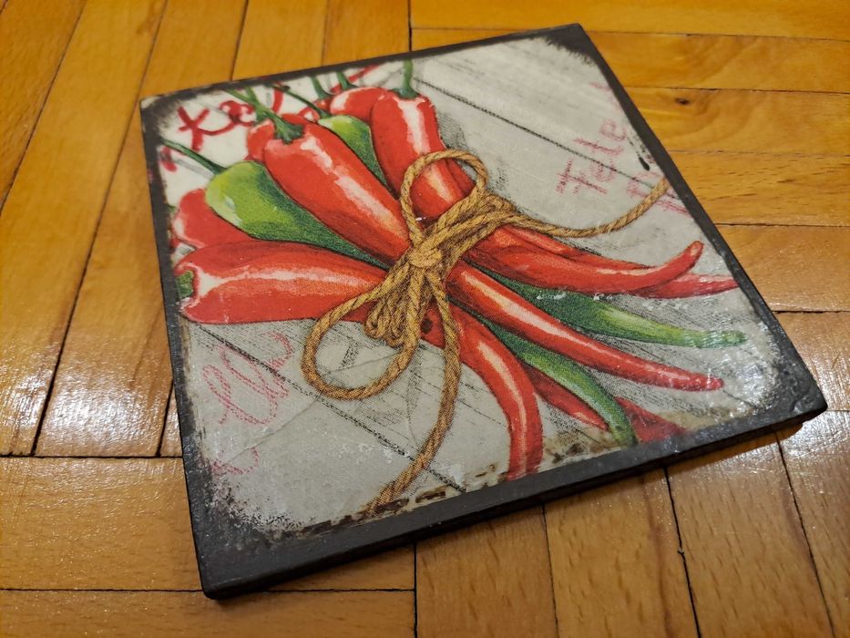 Kolekcjonerska podkładka z motywem warzyw