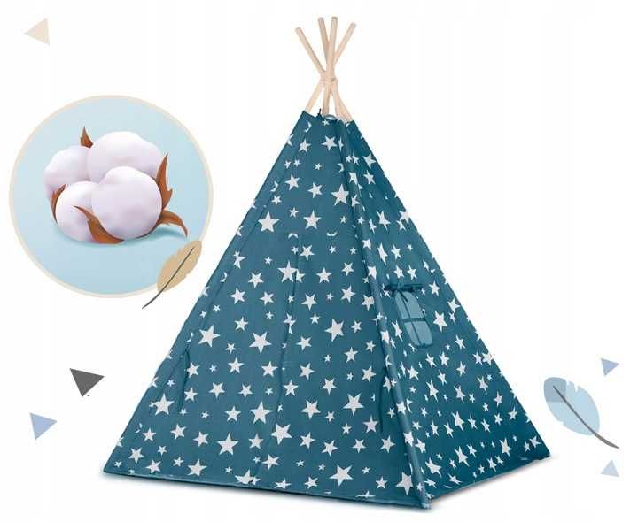 TIPI namiot dla dzieci TEEPEE iglo Girlanda Poduszki GRATIS prezent