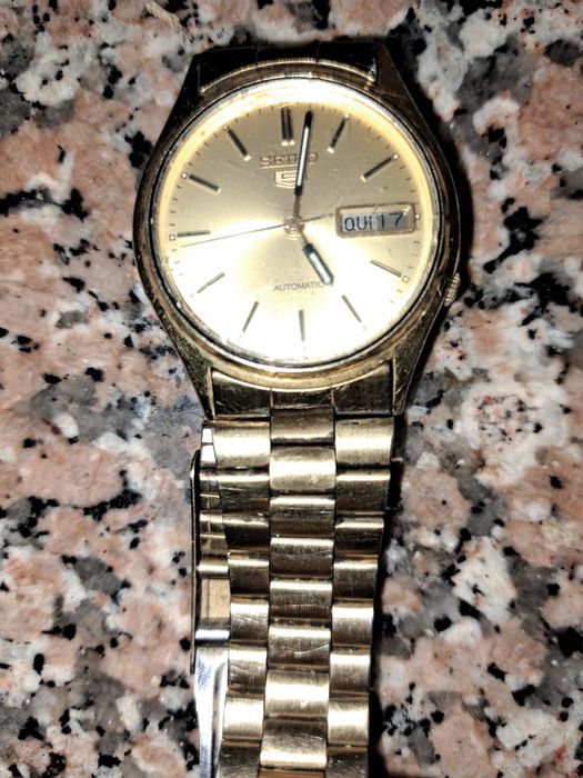 Relogio seiko dourado