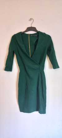 Vestido verde da Zara
