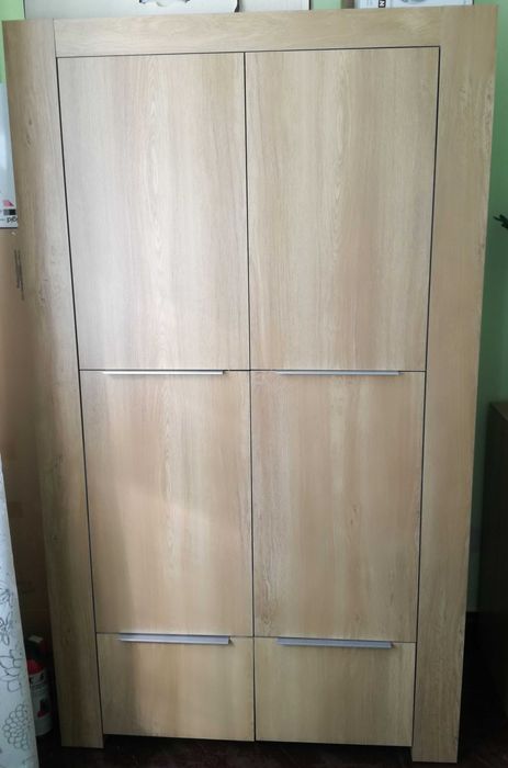 Szafa, szer. 110 cm, wys. 190 cm, kolor: dąb dziki